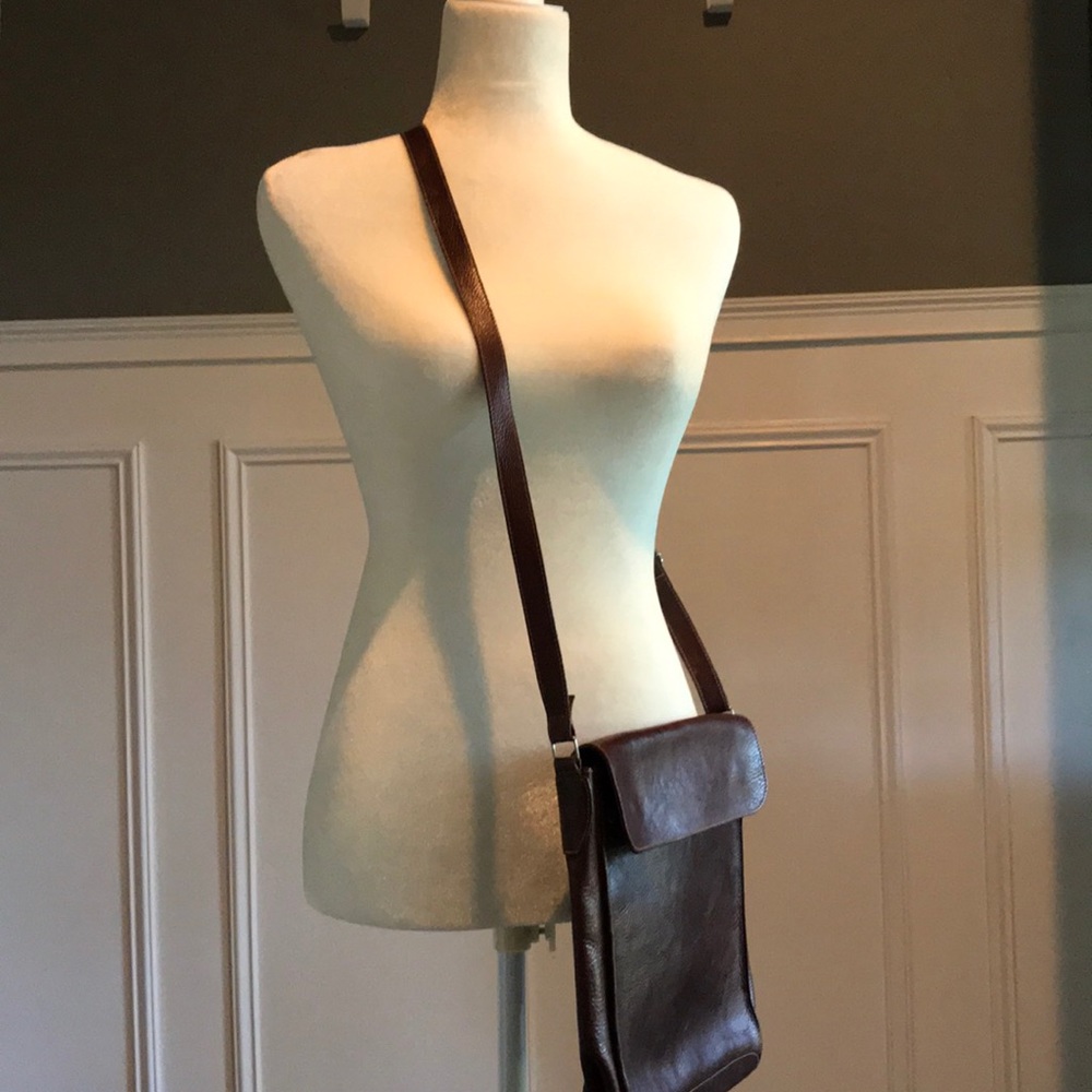 Brown Leather Crossbody